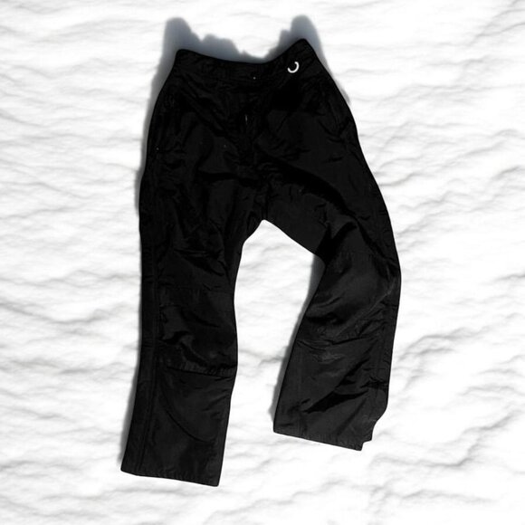 Black Slalom Ski Pants - Size 29 Waist - Waterproof & Insulated - Picture 1 of 2